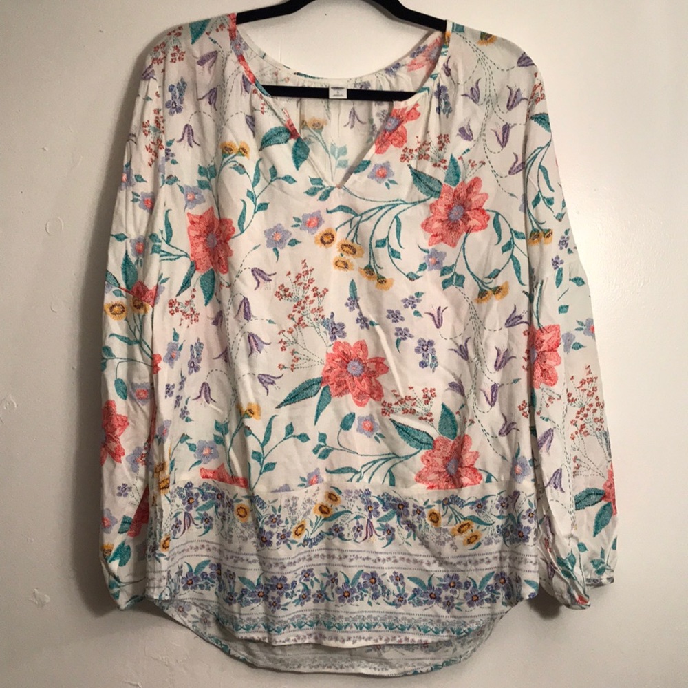 NWOT Old Navy Long Sleeve Womens Blouse Size Large